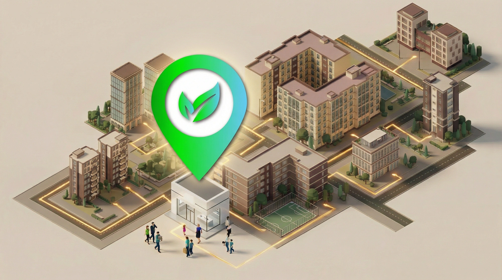 Mappa diffusione Verde Retail