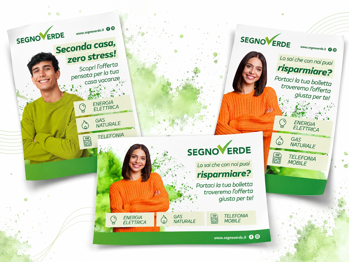 Materiali POP dedicati Verde Retail per partner